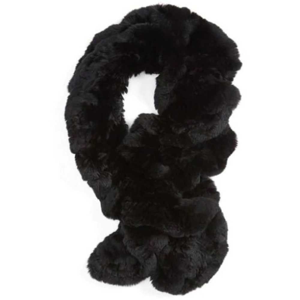 Linda Richards Genuine Rex Rabbit scarf